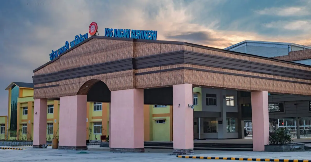 Rishikesh-Karnaprayag rail line station infrastructure