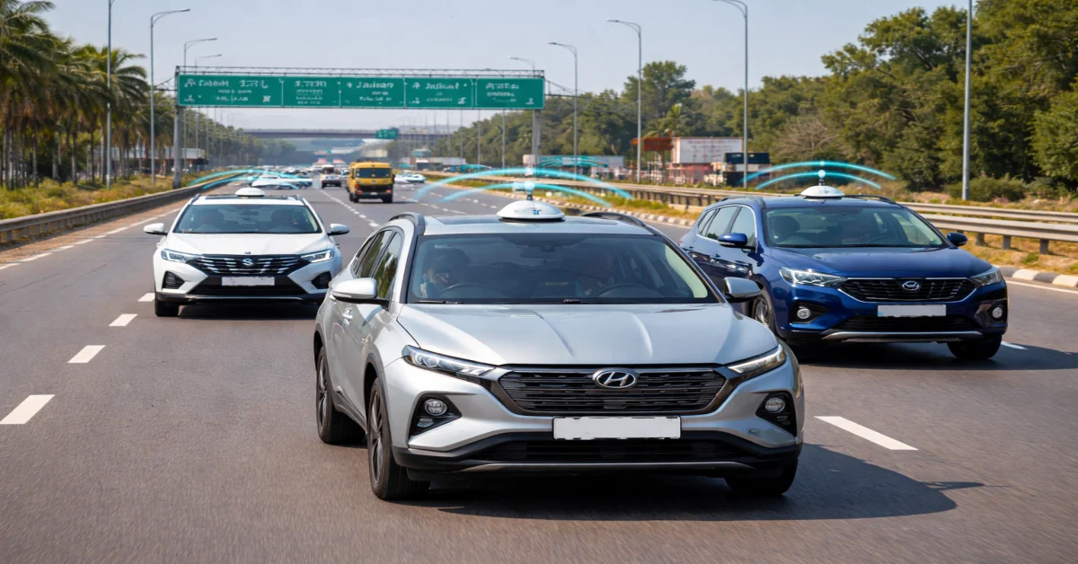 30 GHz radio frequency for vehicle-to-vehicle communication being tested on Indian highways