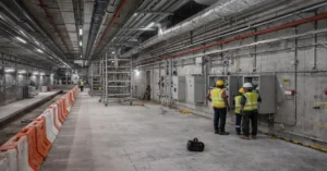 Chennai Metro Phase II underground electrical and mechanical works on Corridor 4