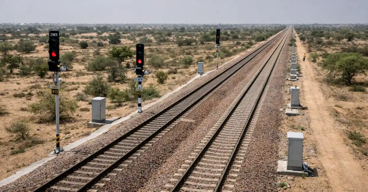 Churu-Dudhwakhara rail doubling with automatic signalling infrastructure