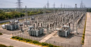 Power transmission infrastructure linked to the Draft National Electricity Policy in India.