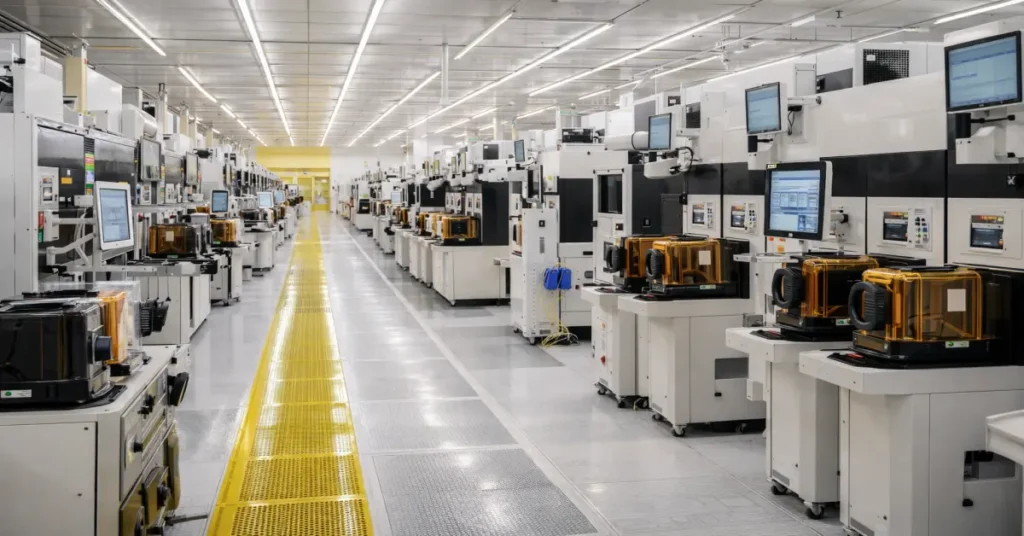 Semiconductor fabrication facility linked to India Targets 7 nm Chip Production roadmap.