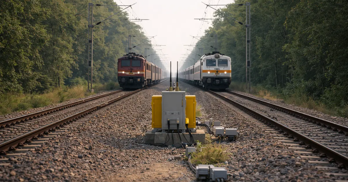 Kavach 4.0 safety system on Indian Railways