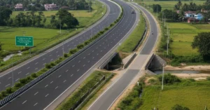 National Highway network and PMGSY rural roads