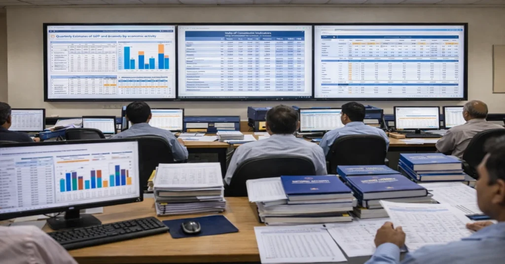 New National Accounts Series data update showing India GDP statistical framework