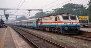 Nine New Amrit Bharat Express Trains at an Indian Railways station