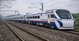 Vande Bharat Sleeper Train operating on the Howrah-Guwahati route