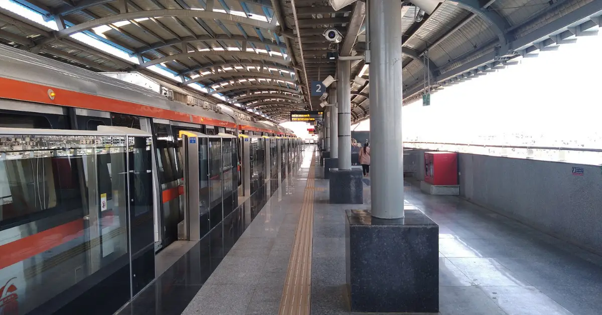 Ahmedabad Metro GIFT City-Shahpur extension representative Red Line station