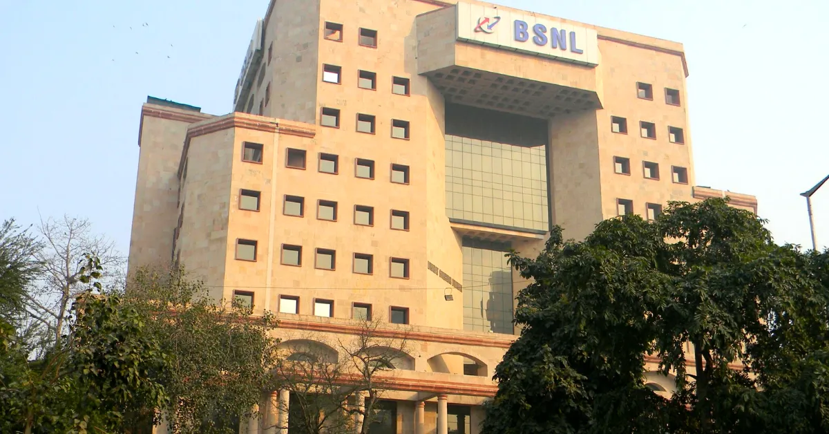 BSNL headquarters building associated with BSNL 4G sites rollout