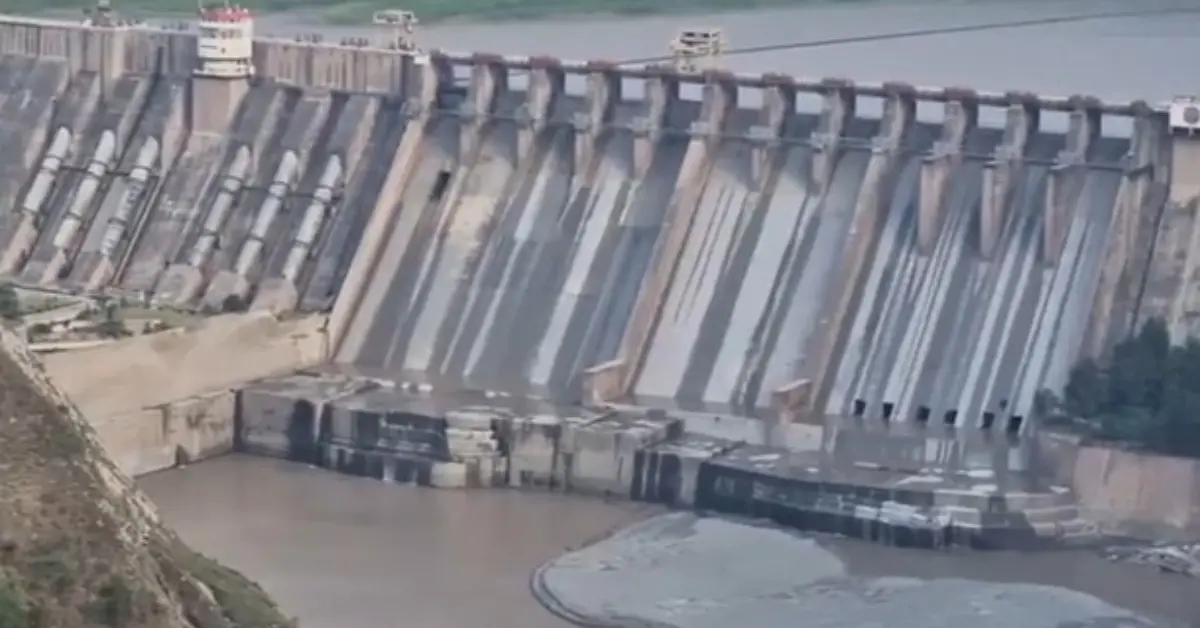 Baglihar dam on the Chenab River used as representative image for hydropower projects in Jammu and Kashmir