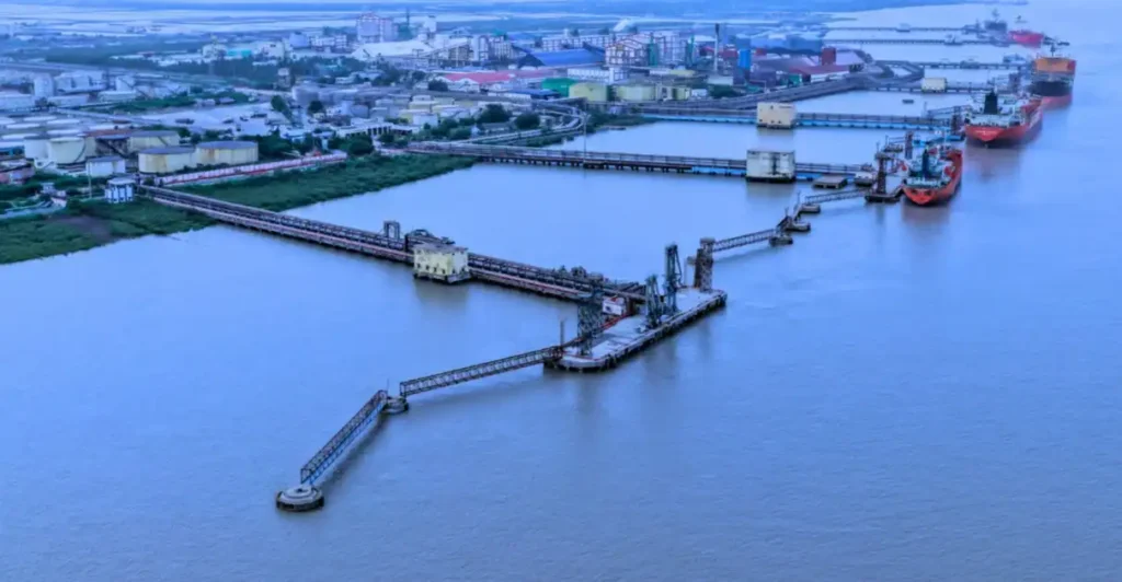 Cargo handling infrastructure at Deendayal Port Authority Kandla