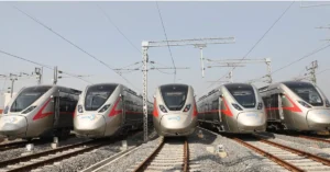 Delhi-Meerut Namo Bharat Corridor trains at NCRTC yard