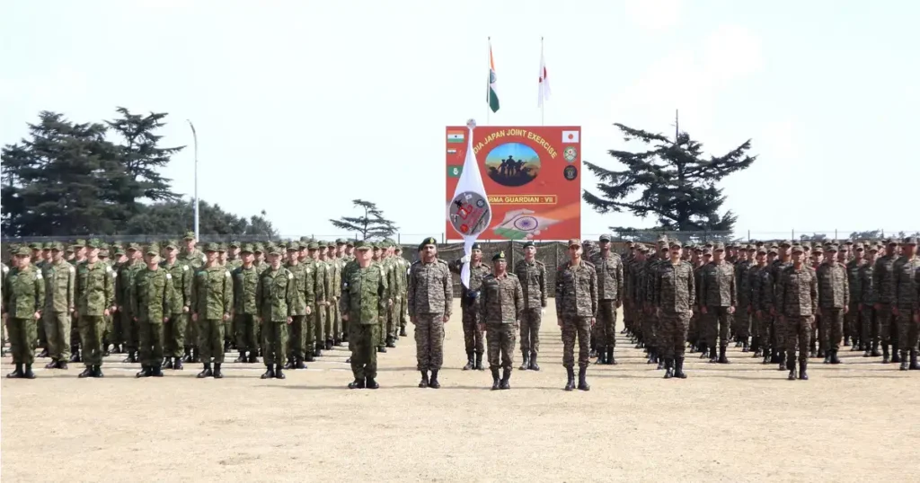 Dharma Guardian joint military exercise conducted by Indian Army and JGSDF in Uttarakhand