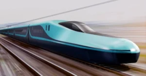 High-speed bullet train design used as a reference for next-generation rail systems
