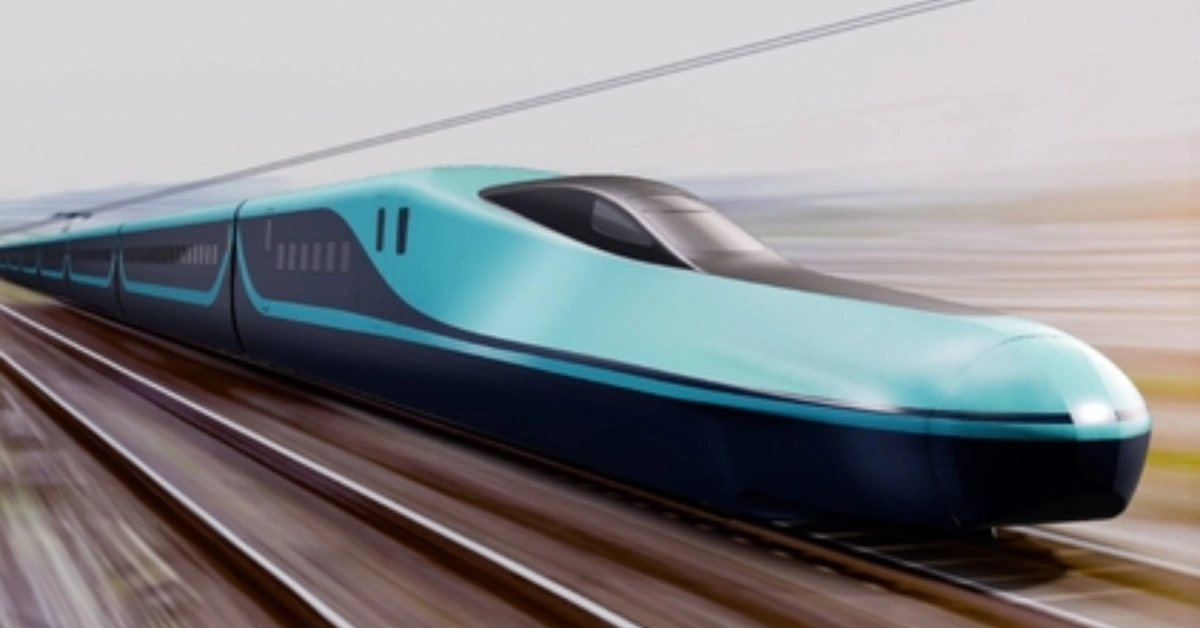 High-speed bullet train design used as a reference for next-generation rail systems