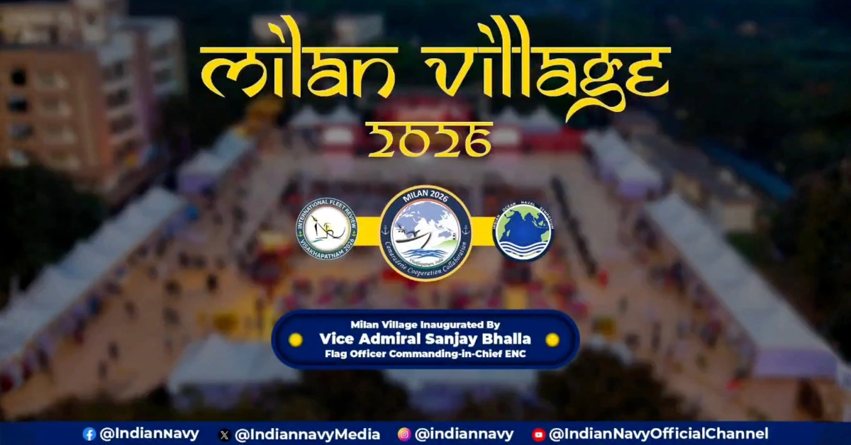 MILAN Village inauguration ceremony at Eastern Naval Command Visakhapatnam