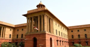 Ministry of Defence headquarters at South Block in New Delhi associated with DAP-2026