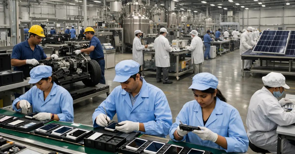 PLI Push driving multi-sector manufacturing growth in India