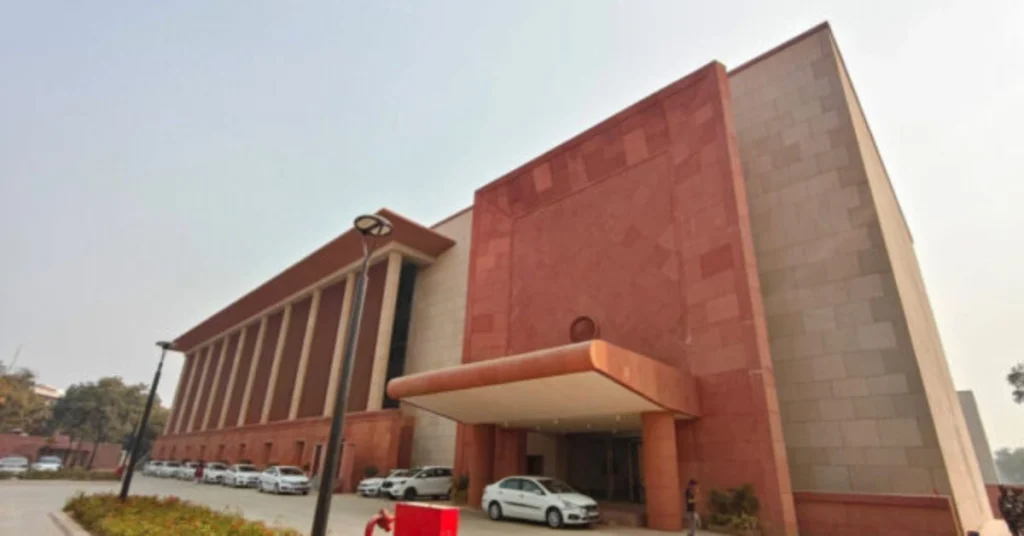 Exterior view of Seva Teerth, the new Prime Minister’s Office