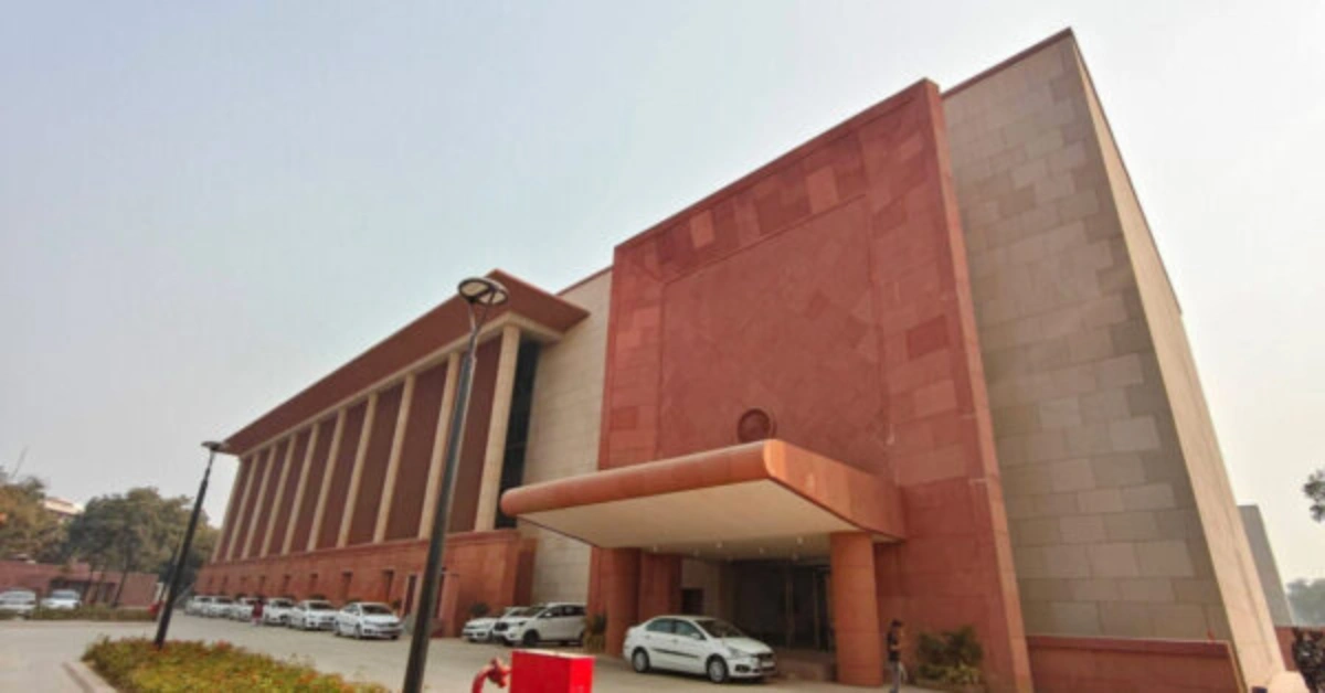 Exterior view of Seva Teerth, the new Prime Minister’s Office