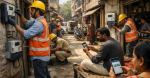 smart meters installation in India power distribution