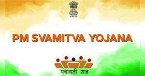 Official SVAMITVA Scheme graphic issued by the Government of India