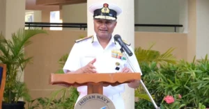 Project Seabird Phase IIA inauguration by Vice Admiral Krishna Swaminathan at Karwar