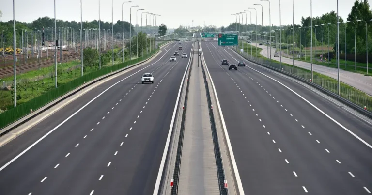 Six-lane access-controlled highway representing Bhubaneswar ring road