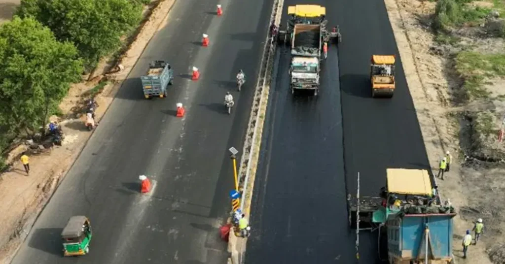 Bio-Bitumen Tech road construction using sustainable materials in India