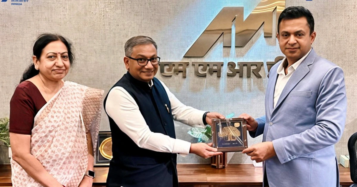 BSE CEO Sundararaman Ramamurthy meeting MMRDA Metropolitan Commissioner Sanjay Mukherjee