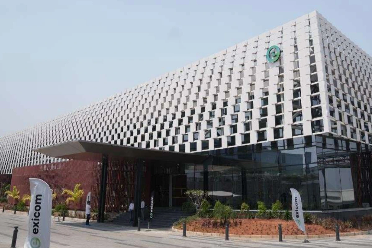 Exicom integrated manufacturing facility building in Hyderabad
