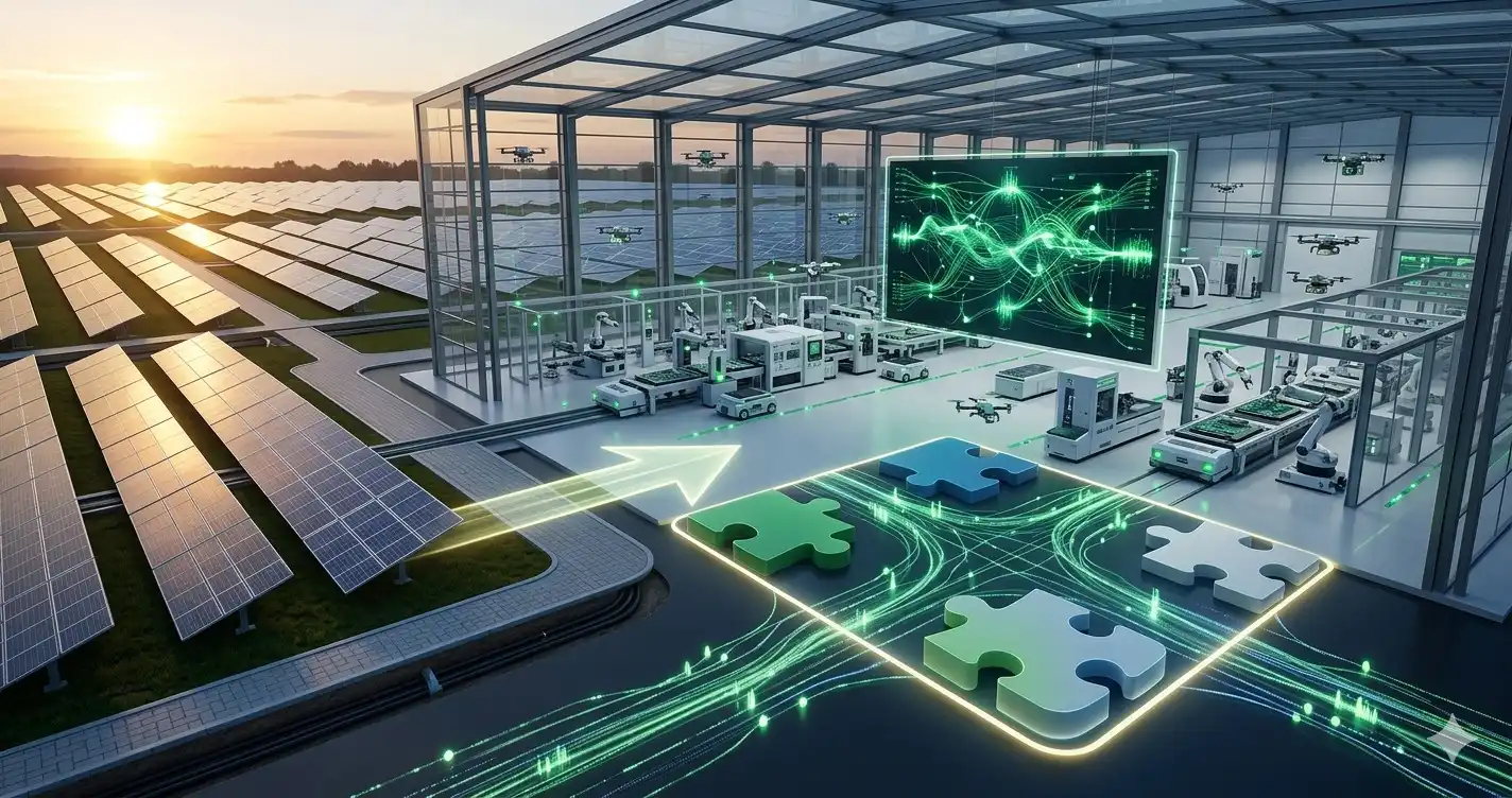 Financial district skyline representing foreign direct investment ecosystem in India