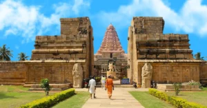 Gangaikonda Cholapuram Temple in Tamil Nadu near the proposed Gangaikonda Cholapuram bypass