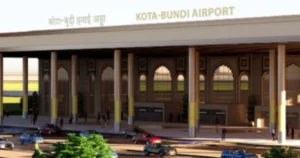 Illustration of the proposed Kota-Bundi greenfield airport terminal in Rajasthan