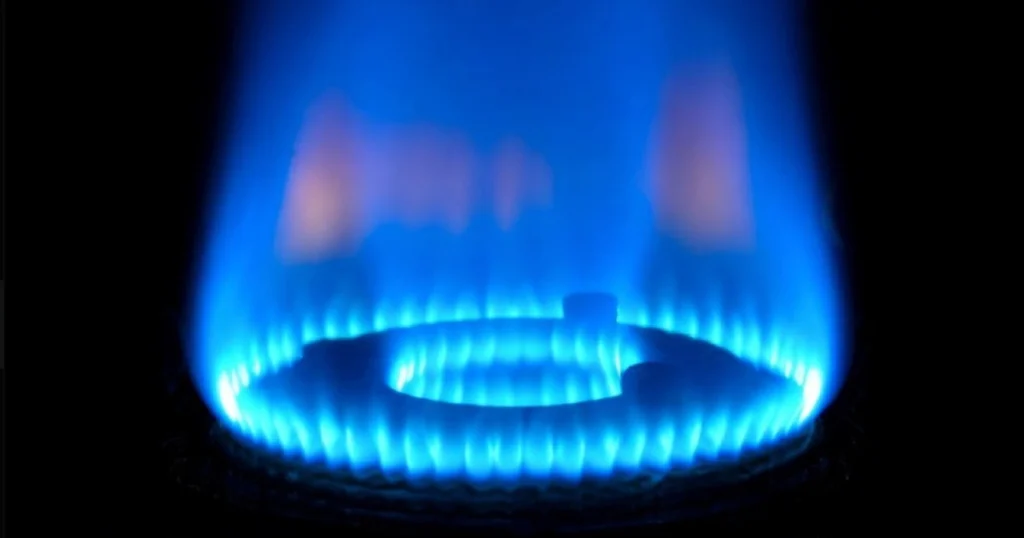 LPG burner flame representing household cooking gas supply in India