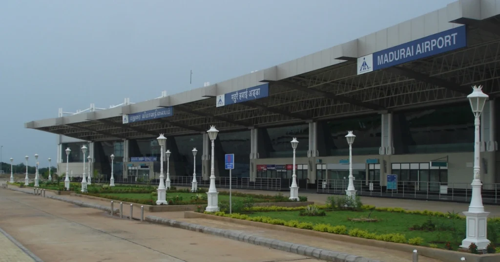Terminal building of Madurai Airport in Tamil Nadu