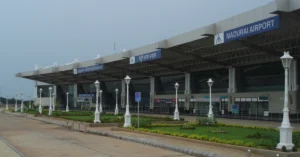 Terminal building of Madurai Airport in Tamil Nadu