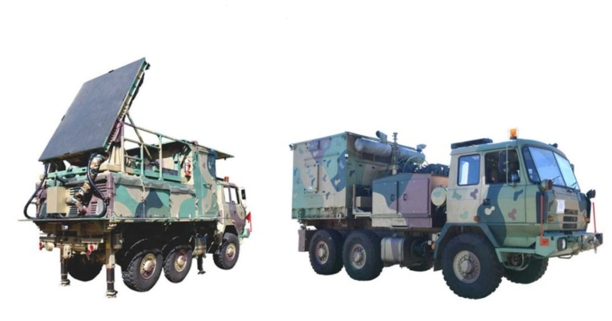 Mountain Radars mounted on military trucks for Indian Air Force operations