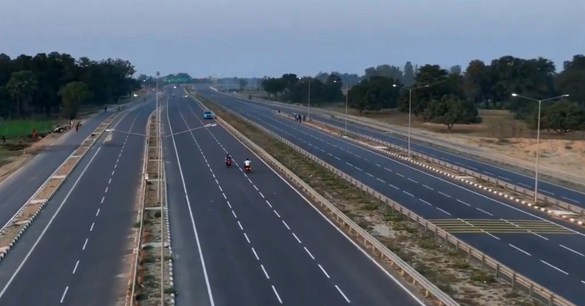NH-927 access controlled 4 lane highway corridor in Uttar Pradesh