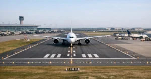Noida Airport Phase I runway terminal and multi modal aviation infrastructure at Jewar