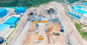 Rishikesh-Karnaprayag rail line tunnel construction in Uttarakhand