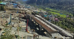 Rishikesh-Karnaprayag Rail Project bridge construction and railway alignment in Uttarakhand