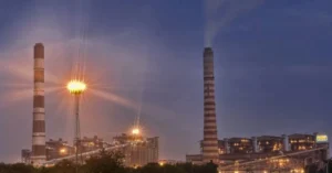 thermal power plant representing core sector electricity generation in India