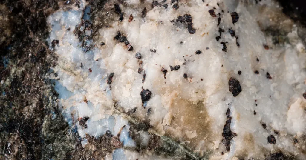 critical and strategic mineral auctions titanium ore sample showing mineral composition