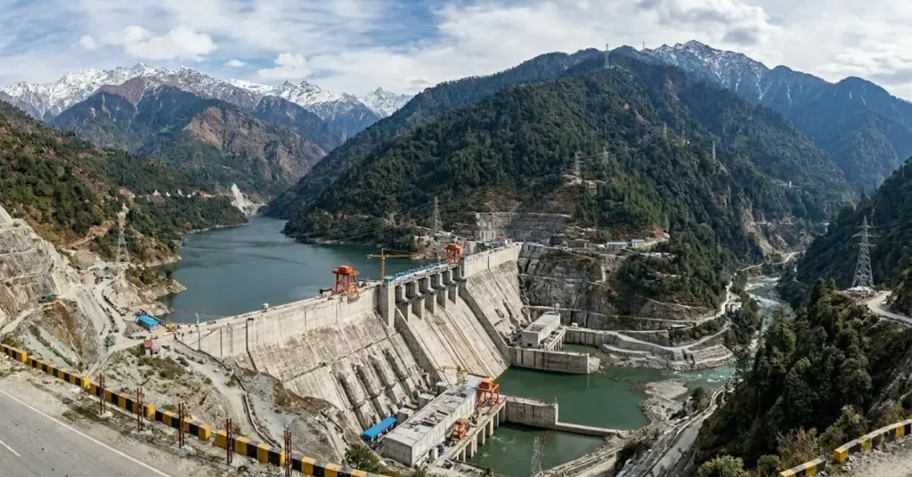 Hydroelectric dam infrastructure in Arunachal Pradesh representing Arunachal Pradesh projects