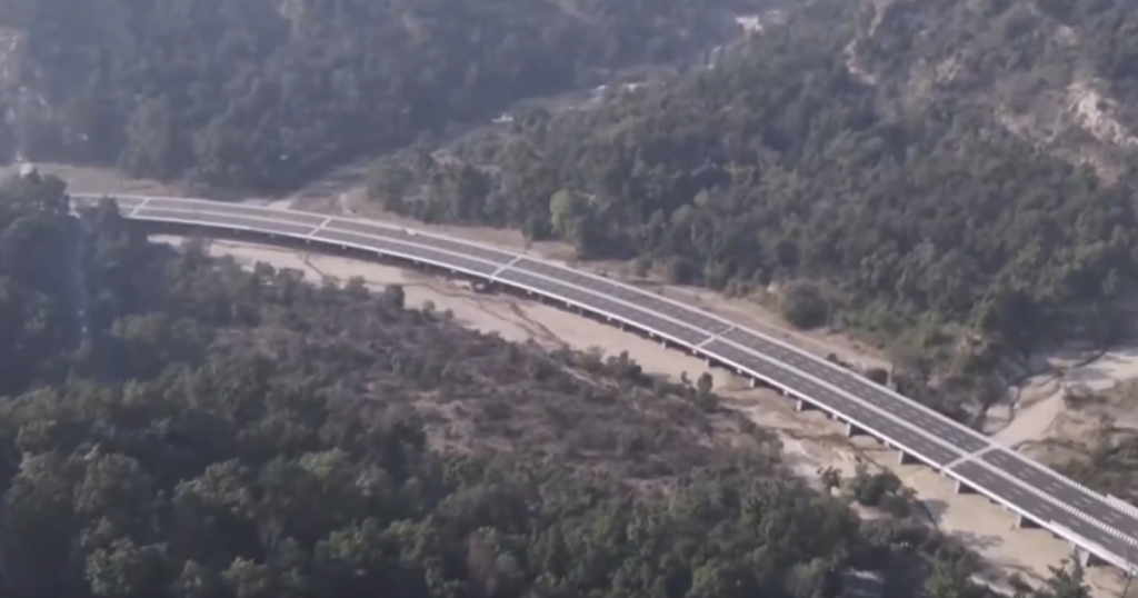 An elevated section of Delhi-Dehradun expressway (Image source: NHAI)
