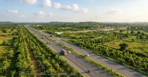 Arogya Van medicinal plantation along National Highway corridor