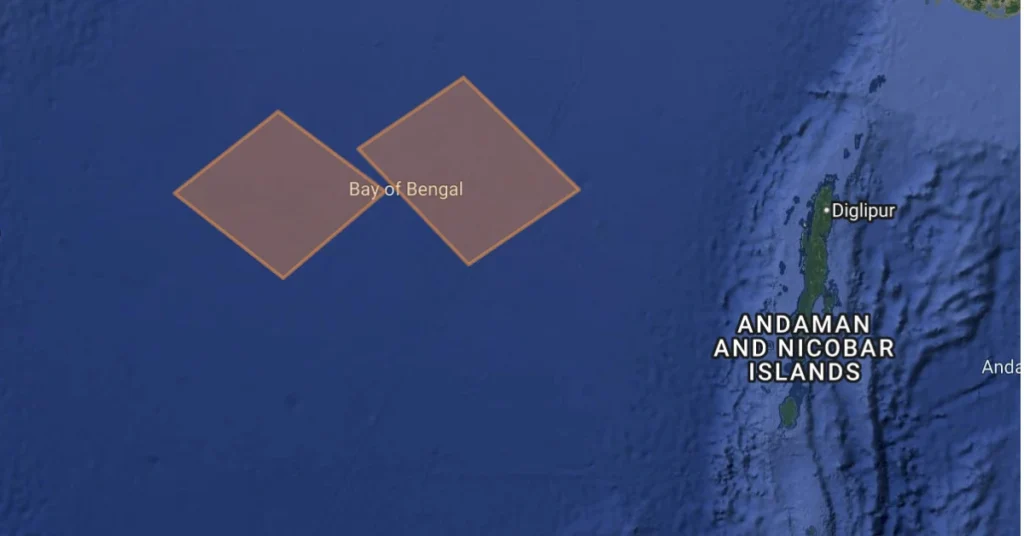 Bay of Bengal GNSS jammer trials involving Indian naval electronic warfare