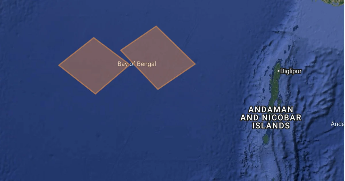 Bay of Bengal GNSS jammer trials involving Indian naval electronic warfare