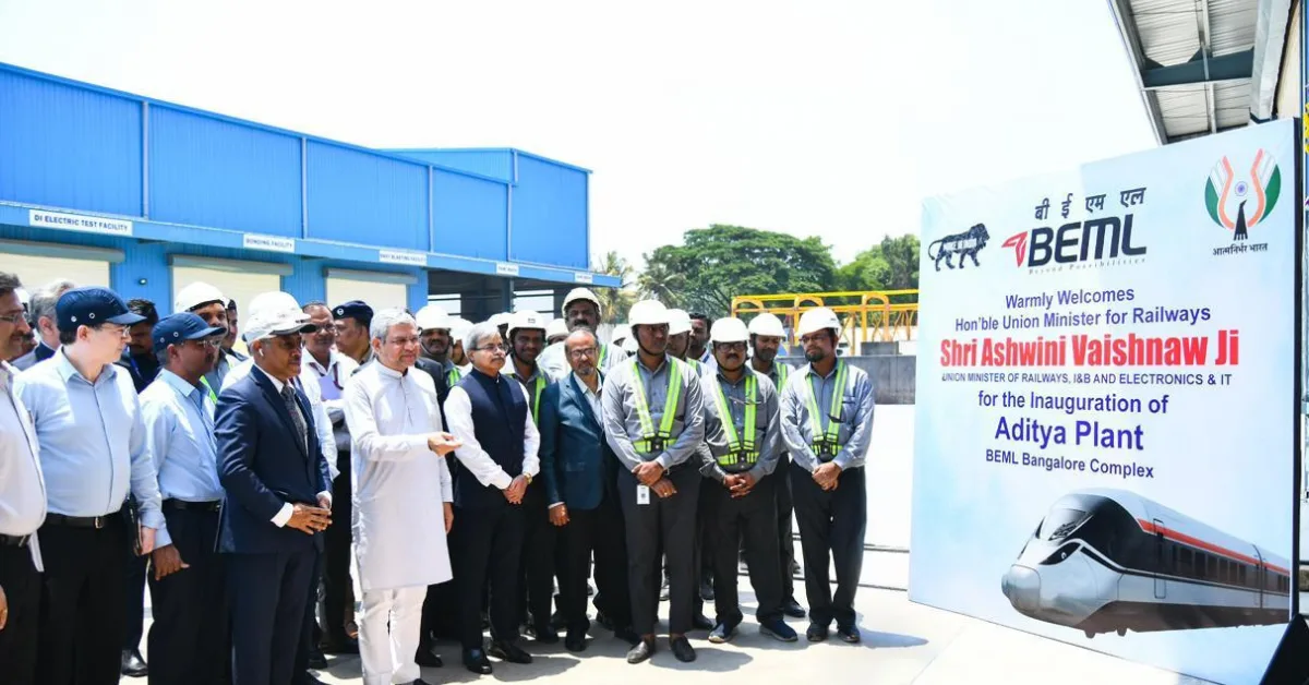 BEML’s B-28 Manufacturing Facility high speed train coach production